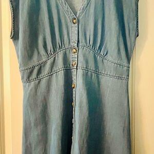 LOFT Blue Denim Dress